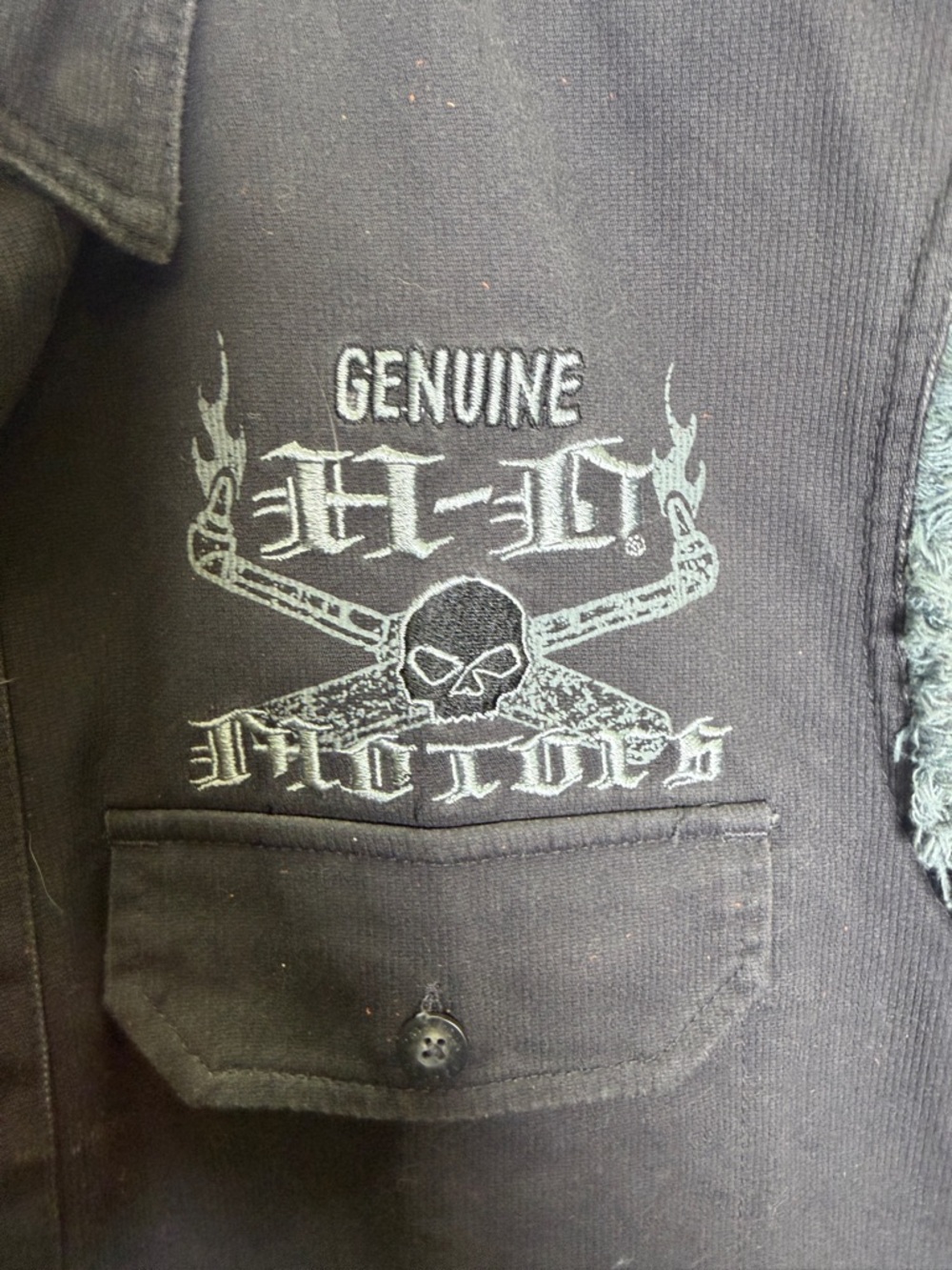 Harley vest medium men's denim new nwt - Picture 3 of 8